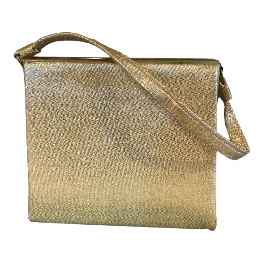 Vintage Gold Handbag w/ Coinpurse
